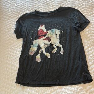 Unicorn and Santa Graphic Tee by Wildfox
